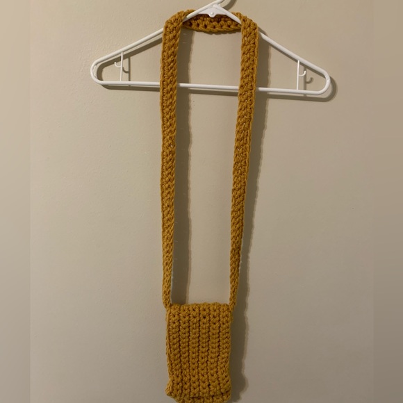 Phone Crossbody Bag Handmade Crochet - Picture 10 of 16